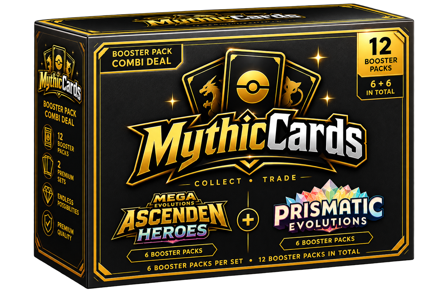 MythicCards Booster Pack Combi Deal – Ascended Heroes & Prismatic Evolutions